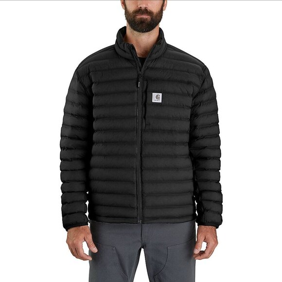 NEW CARHARTT Relaxed Fit Insulated Jacket in black for men 725 8m4 - Picture 1 of 3